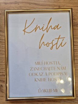 Rámiky s nadpismi na stoly - 2