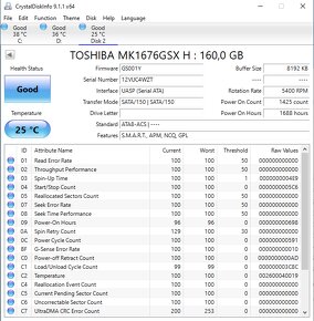 HDD disky 2,5" aj 3,5" 80GB 160GB 500GB - 2