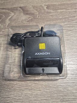 Čítačka identifikačných kariet USB AXAGON CRE-SM3N - 2