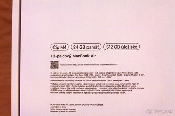 Apple MacBook Air 13" M4 24/512 - uplne novy 2 rocna zaruka - 2