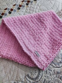 NOVÁ Baby ružová deka z Alize Puffy Fine - 2