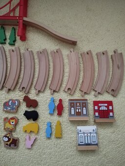 Drevené koľajnice + vlaky - 2