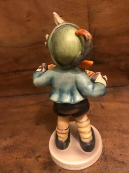 076 – Hummel, soška , porcelán, Harmonikár - 2