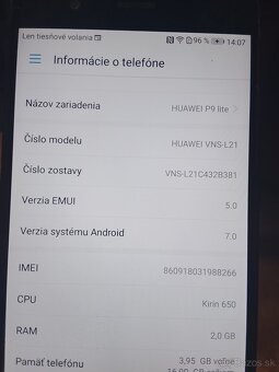 Huawei P9 lite - 2
