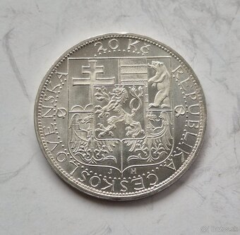 20 Kč 1937 T.G.Masaryk, ČSR - 2