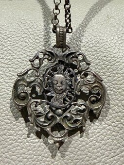 strieborná retiazka s príveskom - 2