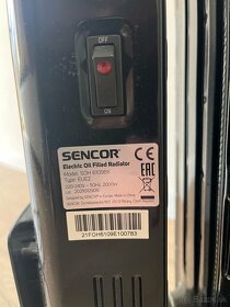 Olejový elektrický radiátor Sencor - 2