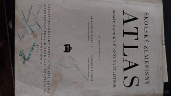 Starý školský atlas - 2