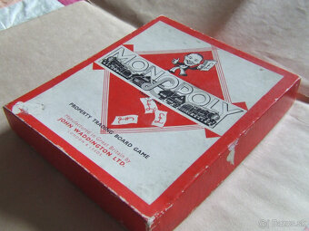 Stará hra MONOPOLY 50 roky. bez hracej dosky - 2