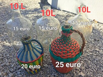 DEMIZONY SKLENNE 5 L 10 L 50 LITROVE aj V KOšOCH - 2