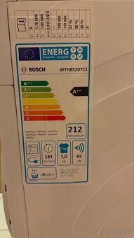 Sušička BOSCH WTH85207CS, 4 Serie + medzikus - 2