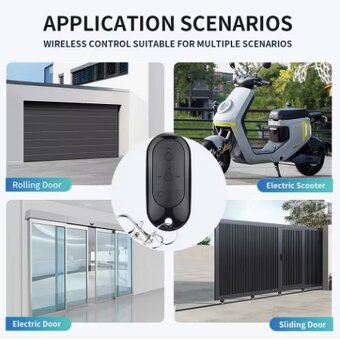 Univerzálny 4kanálový programovateľný ovládač 250-915MHz - 2