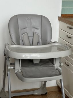 KINDERKRAFT Stolička jedálenská Yummy Grey - 2