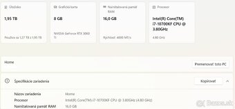 Predám výkonný herný a pracovný počítač - 2