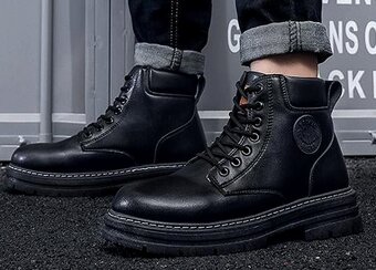 Členkové čierne topánky - 2