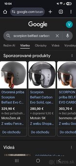 Prilba Scorpion exo Belfast carbon - 2