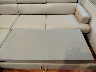 Celokožená rohová sedačka - 2