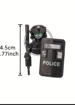 SWAT 8 ks vojakou so stitmi-cierny - 2