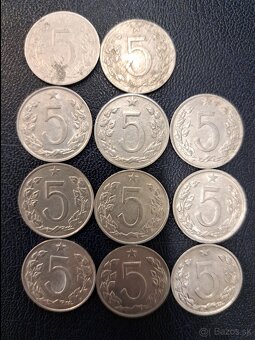 Mince 5 halierov ČSR - 2