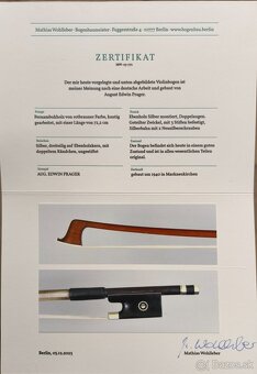 August Edwin Prager + certifikát - 2