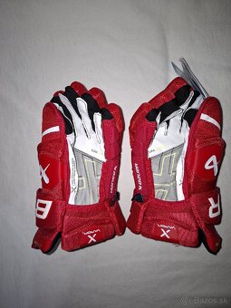 Červené rukavice Bauer - 2