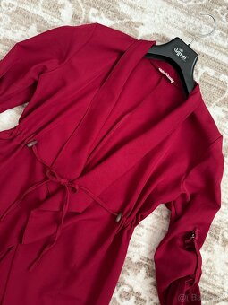 Bordový kabát / plášť - 2