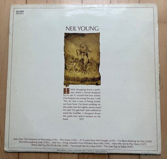 Predám LP Neil Young - Neil Young (Debut) - 2