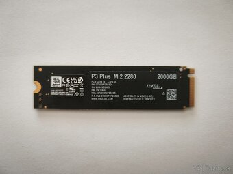 Crucial P3 Plus 2TB, M.2 2280, NVMe (nepoužité) - 2