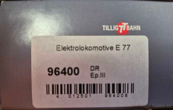 Elektrická lokomotíva Tillig 96400 - 2