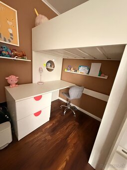 Detská vyvýšená posteľ IKEA SMÅSTAD/STUDA - 2