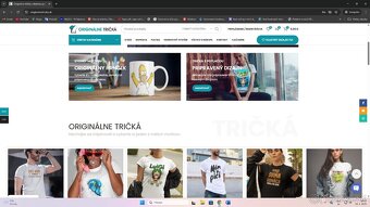 Predám eshop + tlačiarne na výrobu tričiek s potlačou - 2