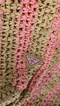 Prada kabelka velka letná raffia - 2