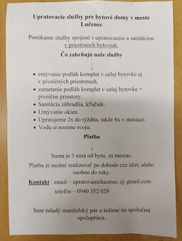 Domáce práce - 2