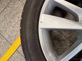 Predam 4ks jazdene letne pneu Dunlop 225/45 R17 - 2