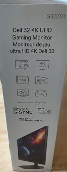 DELL herný monitor 32, 4k uhd - 2