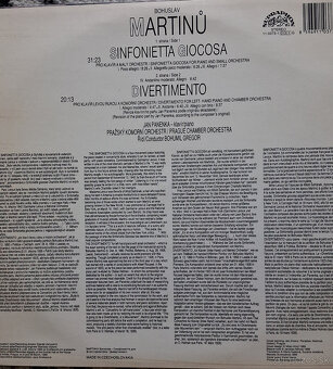 Retro gramofónová LP platňa Bohuslav Martinů - 2