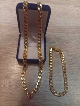 Krásny pánsky pozlateny set.plus darček - 2