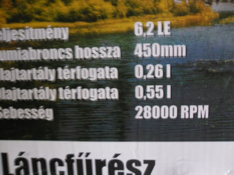 BENZíNOVá MOTOROVá PíLA - 2