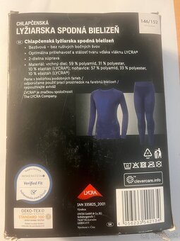 Chlapčenské termoprádlo 10-12r, 146/152 - 2