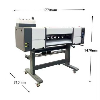DTF Tlačiareň s štyrmi hlavami na 60cm rolku - 2