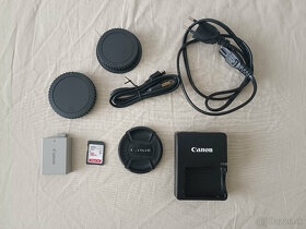 Pre Canon EOS 500D + objektív, príslušenstvo a taška - 2
