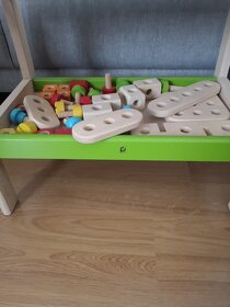 Drevený hrací stolík Montessori Dieľňa - 2