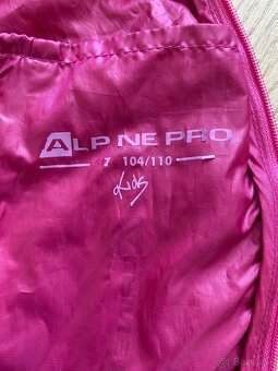 Detská tenká neprefúkateľná bundička Alpine Pro - 2