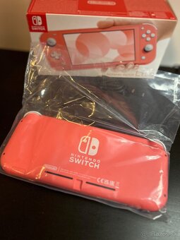 [SOLD] Nintendo Switch Lite Coral Nové - 2