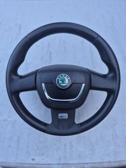 Predám trojramenny kožený volant pre Škoda Octavia II 2 VRS - 2