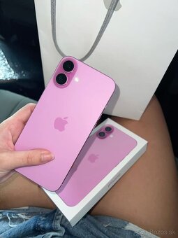 Predám iPhone 16 pink 128 - 2