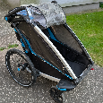 Thule Chariot Sport Blue – TOP STAV, málo používaný - 2