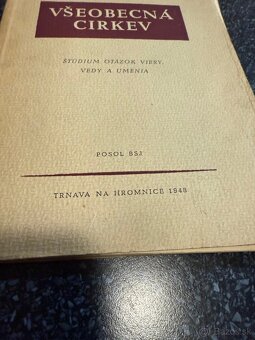 Predam knihu Vseobecna cirkev - 2