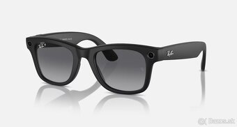 Ray-Ban Meta Wayfarer, Polarizačné šošovky / Matná čierna - 2