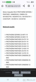 Predám Čerpadlo na plynový kotol Protherm v.19 KKO.... - 2